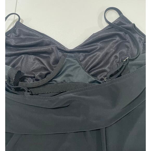 Miraclesuit MAGICSUIT Alex Tankini Top Swimwear in Black Size 16 - Picture 8 of 10